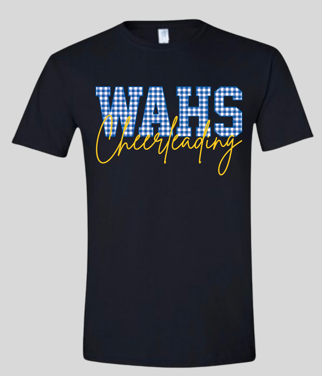 Cheer Sponsorship Tee - Gingham
